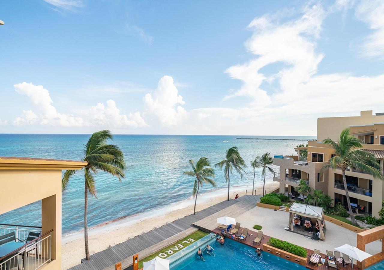 Condo Surf 405 - Luxury Oceanview Beachfront 3 Bedroom With Gym - At El Faro Condos Playa del Carmen Bagian luar foto