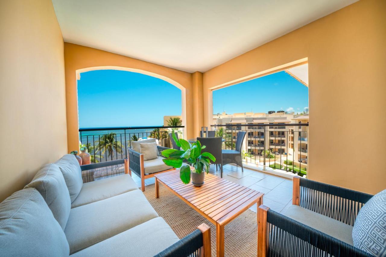 Condo Surf 405 - Luxury Oceanview Beachfront 3 Bedroom With Gym - At El Faro Condos Playa del Carmen Bagian luar foto